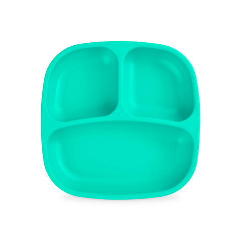 Re-Play - Divided Plate - Aqua
