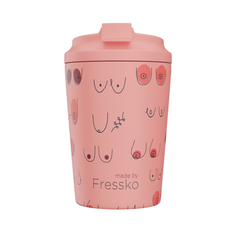 Fressko Reusable Camino Boobie Insulated Cup - 12oz Peachy