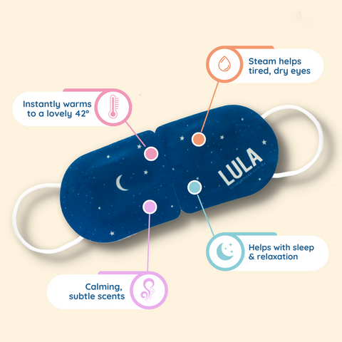 Lula Self Warming Eye Mask - Lavender (5 MASKS)