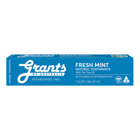 Grants - Natural Toothpaste - Fresh Mint (110g)