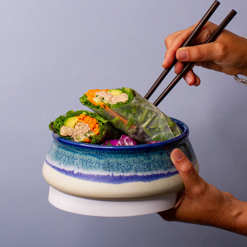 Pottery For The Planet - Small Ceramic Travel Bowl - Tea Tree Bay