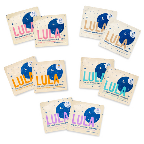 Lula Self Warming Eye Mask - Assorted Scents 10 Pack