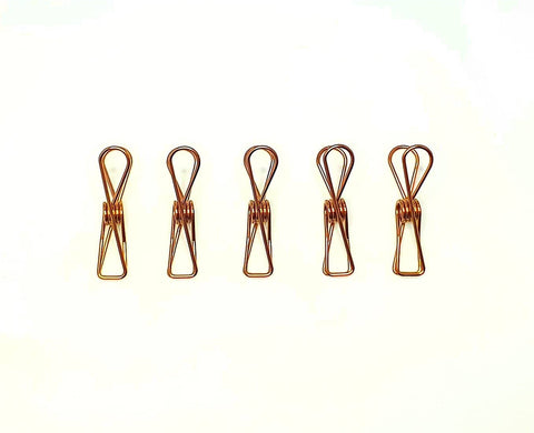 Bare & Co. - Stainless Steel LARGE Pegs - 316 Marine Grade - ROSE GOLD (BULK 500 Pack)