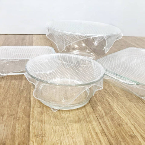 Bare & Co. - Reusable Silicone Food Wraps (4 Pack)