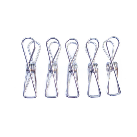 Bare & Co. - Stainless Steel LARGE Pegs - 316 Marine Grade - SILVER (BULK 500 Pack)