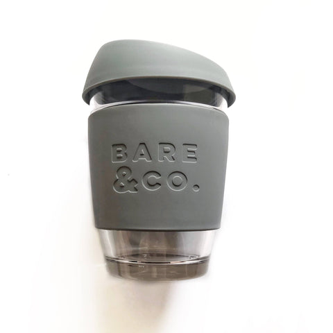 Bare & Co. - Reusable Coffee Cup - Grey (12oz/340ml)