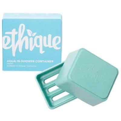 Ethique - Bamboo and Cornstarch In-Shower Container - Aqua