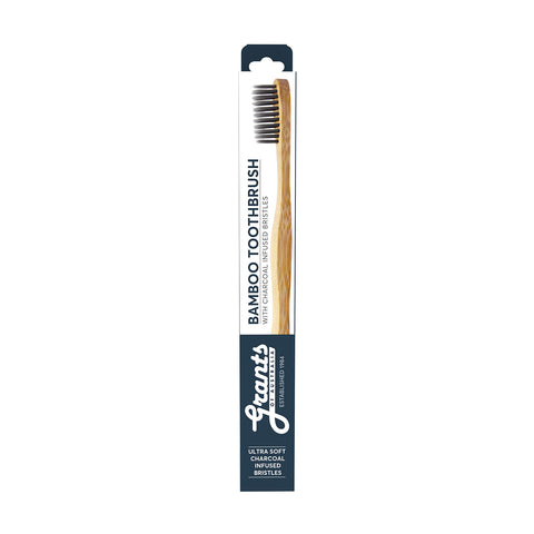 Grants Adult Toothbrush Bamboo Charcoal - Ultra Soft