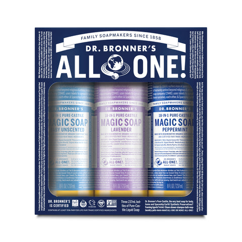 Dr Bronner's - Liquid Soap Multi-Pack - Cosmic Classics