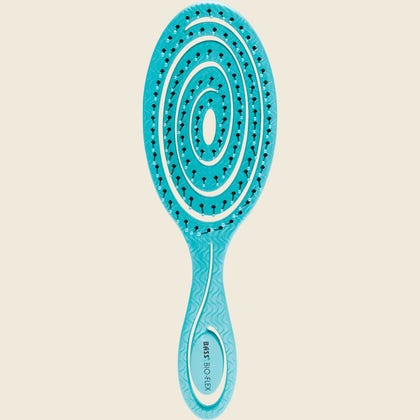 Bass Brush - Bio-Flex Detangler Hair Brush - Teal