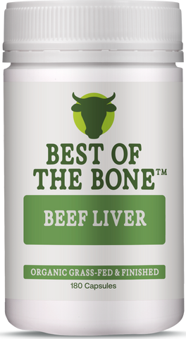 Best Of The Bone Beef Liver - 180 capsules