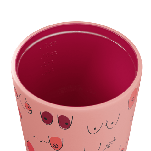 Fressko Reusable Camino Boobie Insulated Cup - 12oz Peachy