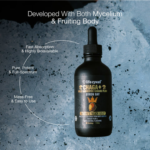 Life Cykel Chaga Mushroom Extract - 120ml