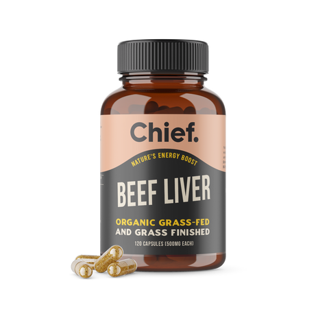Chief Nutrition Beef Liver - 120 capsules