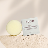 Cooki Argan & Jasmine Conditioner Hair Bar With Tin - 75g
