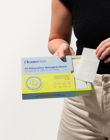 CleanerDays. - Dishwasher Detergent Sheets - Lemon 60 Sheets