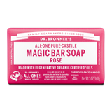 Dr Bronners - Castile Soap Bar - Rose (140g)