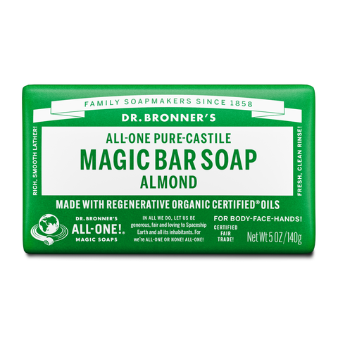 Dr Bronners - Castile Soap Bar - Almond (140g)