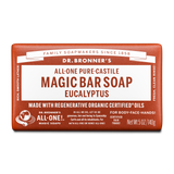 Dr Bronners - Castile Soap Bar - Eucalyptus (140g)