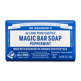 Dr Bronners - Castile Soap Bar - Peppermint (140g)