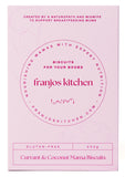 Franjo's Kitchen - Tanker Topper Biscuits – Currant and Coconut (gluten free)