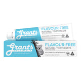 Grants - Natural Toothpaste - Flavour Free (110g)