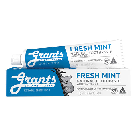 Grants - Natural Toothpaste - Fresh Mint (110g)