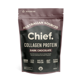 Chief Nutrition Grass-Fed Collagen Protein Powder - Dark Chocolate 450g