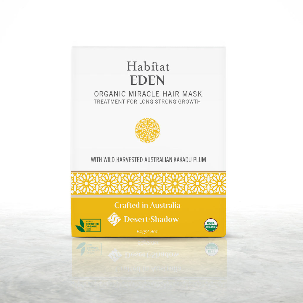 Habitat Eden Organic miracle hair mask for LONG STRONG GROWTH - 80g