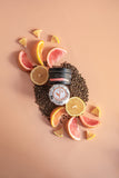 Natural Hemp Shampoo Bar with Orange, Grapefruit & Lemon - In Travel Tin & Refill 100g