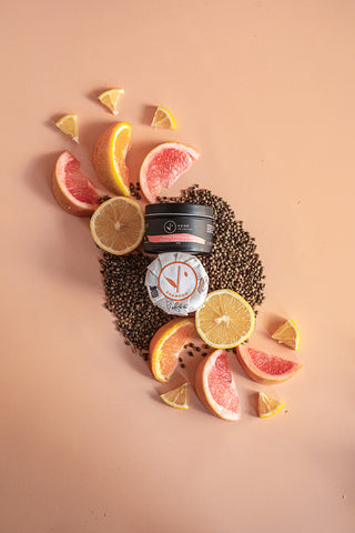 Natural Hemp Shampoo Bar with Orange, Grapefruit & Lemon - In Travel Tin & Refill 100g