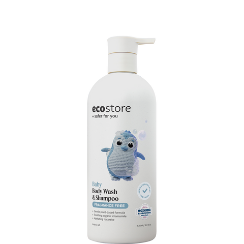 Ecostore Baby Foaming Body Wash & Shampoo - Fragrance Free (535ml)