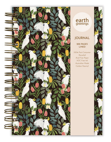 Earth Greetings - A5 Journal (Lined) - Aussie Squawkers