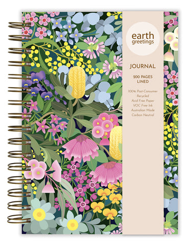 Earth Greetings - A5 Journal (Lined) - Where Flowers Bloom