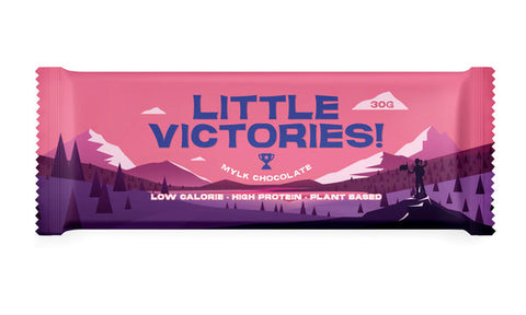 Little Victories Mylk Chocolate Bar - Hazelnut Chocolate 30g Best Before 11/2023