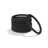 Kooshoo - Plastic Free Mondo Hair Ties - Black 8 Pack