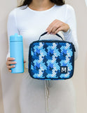 MontiiCo Medium Insulated Lunch Bag - Block Land