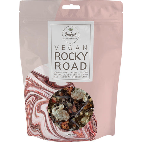 Naked Chocolate Co - Vegan Rocky Road Dark (100g)