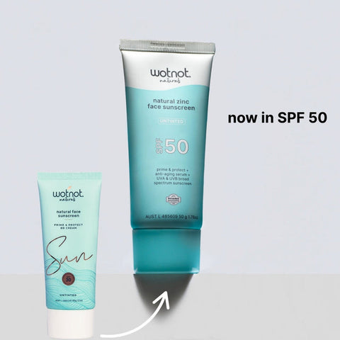 Face Sunscreen + Serum & Primer SPF 50