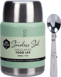 Ever Eco Insulated Stainless Steel Food Jar - Sage 500ml
