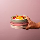 Pottery For The Planet - Small Ceramic Travel Bowl - Pink Flamingo