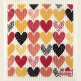 Retro Kitchen - Biodegradable Dish Cloth - Hearts