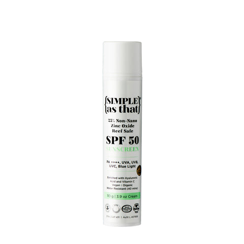 Simple As That Vegan Sunscreen SPF 50 - Tinted 110g