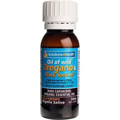Solutions 4 Health - Oil of Wild Oregano With Black Seed Oil (50ml)