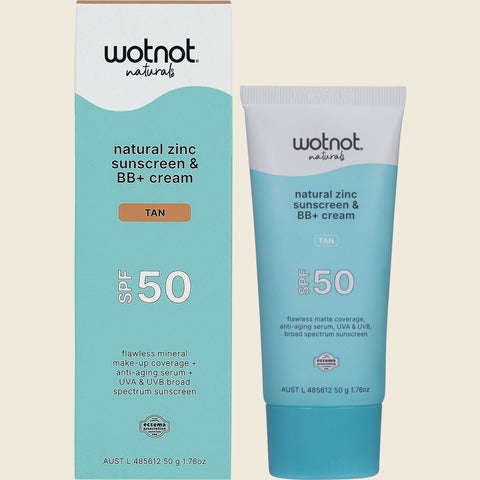 WOTNOT SPF 50 + BB Cream - Tan 50g
