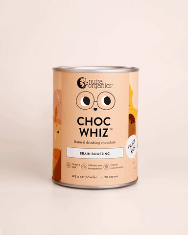 Nutra Organics - Choc Whiz - Brain Boosting and Gut Loving (125g)
