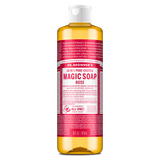 Dr Bronners - 18 in 1 Pure Castile Liquid Soap - Rose (473ml)