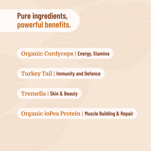 Evo Protein + Functional Mushroom - Creamy Vanilla - 450g