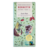 Bennetto Natural Food Co. - Organic and Fairtrade Dark Chocolate - Dark Mint (80g)