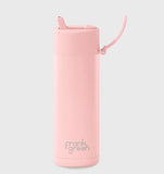 Frank Green - Stainless Steel Ceramic Reusable Bottle with Flip Straw Lid - Blushed (20 oz)